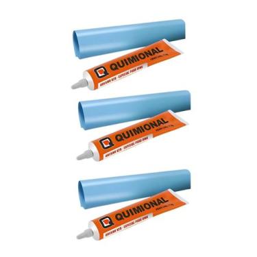 Imagem de Kit 3 Cola Vinil 73g P/ Reparo de Piscina De Vinil ViniPlas - Geral