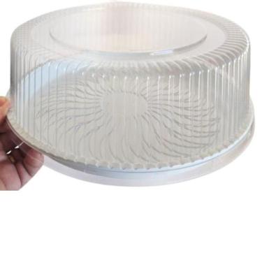 Imagem de Embalagem Redonda G56M para Bolos Tortas Média 1,7kg. Caixa com 50 Uni