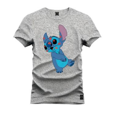 Imagem de Camiseta 100% Algodão Confortável Premium Estampada Stich - Nexstar, P