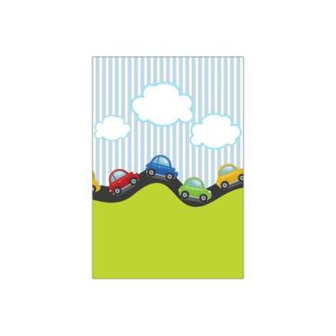 Imagem de Painel De Festa Vertical 1,50 x 2,20 - Carrinhos Na Pista 004 - Via Co
