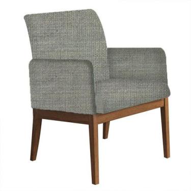 Imagem de Poltrona Cláudia Vários Tecidos em Linho - Volttoni, 202