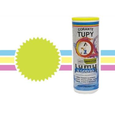 Imagem de 02 Corante Tupy Lumy Fluorescente Algodão 45g  6 Cores, Amarelo Fluor