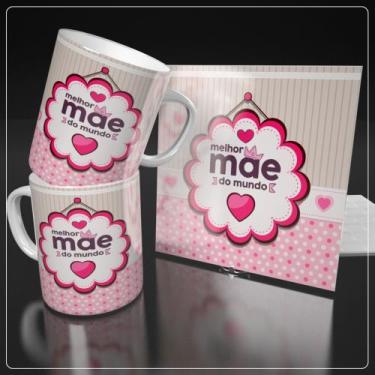 Imagem de Kit azulejo e caneca dia das mães 07 - Eliane/LiveSUb