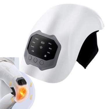 Imagem de Massageador de Joelho Vibraçao Aquecimento Alivia Dor Lesao Muscular R