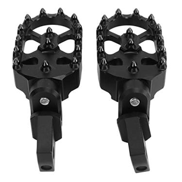 Imagem de Pedaleiras para Pés de Bicicleta de Sujeira, Pedais Dianteiros para Motocicleta, Apoio para Os Pés Com Dentes Antiderrapantes, Alumínio Cnc Ajustável para R18 2020-2022 (Preto)