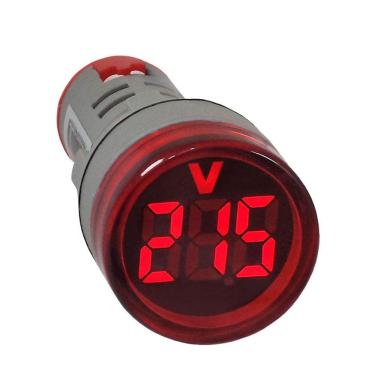 Imagem de Voltímetro Digital AD22 de 20-500Vca Vermelho