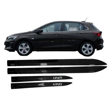 Imagem de Jogo Friso Lateral Novo Onix 2020/2022 Preto Ouro Negro