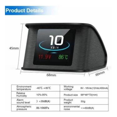 Imagem de Computador Bordo Obd2 Scanner Automotivo P10 - Arena