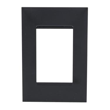 Imagem de Placa 3 Postos 4X2 Preta 618503PT