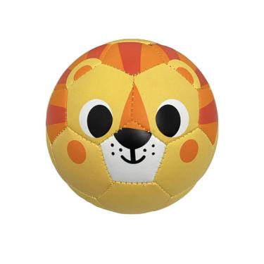 Imagem de Bola Futebol Infantil Bebê Leão 13cm TPU Borracha Atóxico