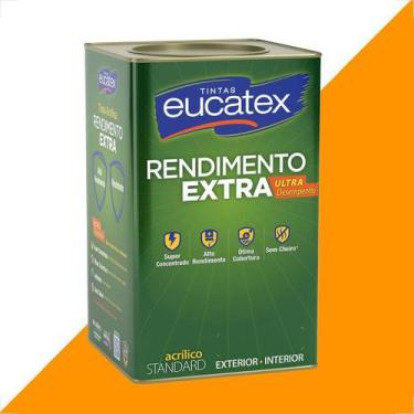 Imagem de Tinta latex eucatex rendimento extra cenoura 18l