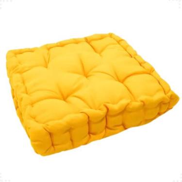 Imagem de Almofada Alta Cheia Futon Turca Sala Sofá Poltrona Cadeira Banco Cor L