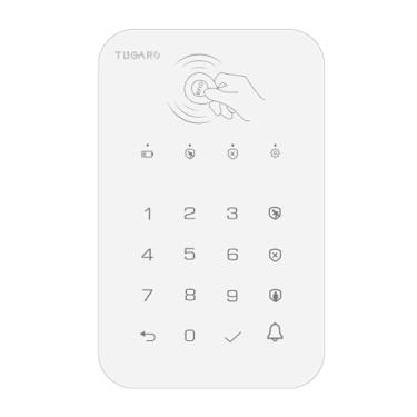 Imagem de TUGARD Teclado Para Sistema De Alarme Antirroubo Wi-Fi Gsm, Base Residencial Inteligente Sem Fio, Kit Com 12 Peças, Faça Você Mesmo, Controle Remoto, Teclado, Compatível Alexa, Segurança Residencial