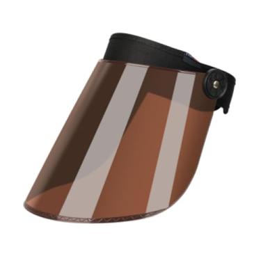 Imagem de Baoblaze Capacete de soldagem, máscara de soldador, presentes, resistente, alto desempenho, acessório profissional para retificação MIG, solda, retificação e, Marrom