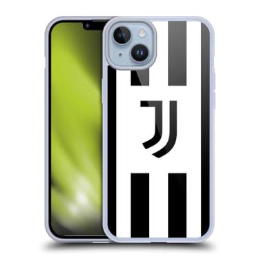 Imagem de Head Case Designs Capa de gel macio oficialmente licenciada pela Juventus Football Club Home 2024/25 compatível com Apple iPhone 14 Plus