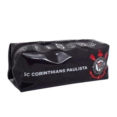 Imagem de Estojo Simples Corinthians Pvc Gg Cristal - DAC