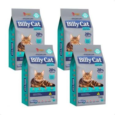 Imagem de Ração Billy Cat Select Gatos Castrados - 1Kg 4 unidades