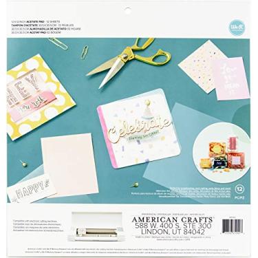 Imagem de Folhas de Acetato We R 30,5 x 30,5 cm - 12 Unidades