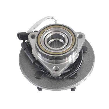 Imagem de IRONTEK 515029 Conjunto de roda dianteira e rolamento adequado para F-150 F150 2000-2003 4x4 4WD substituição para cubo de roda de 5 parafusos