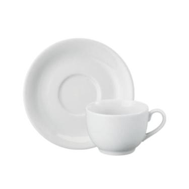 Imagem de Xícara Chá com Pires 200ml Porcelana Schmidt - Mod. Voyage 202, 0000, 