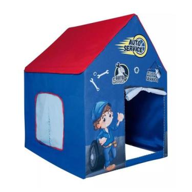 Imagem de Barraca Cabana Oficina Menino Transportável Resistente Azul - Outfiter