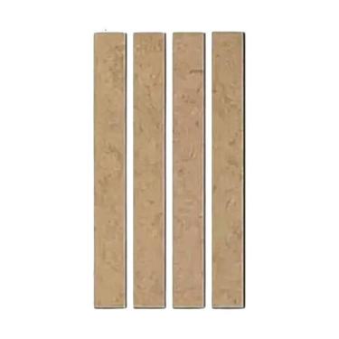 Imagem de Kit 22 Ripas Mdf Rustico Lambri Madeira Shiplap 5Cm Parede