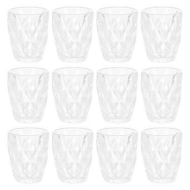 Imagem de Jogo Copos Vidro Diamond Transparente 270ml 12pçs - Lyor