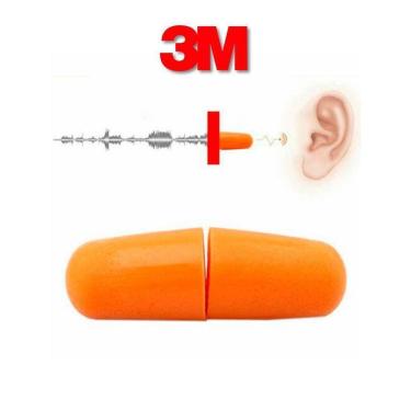 Imagem de Protetor Auricular 3M Espuma Ouvidos Abafador 1 Par