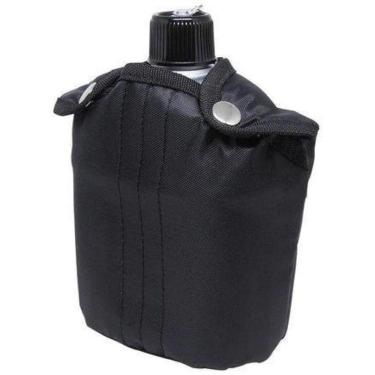 Imagem de Cantil Nautika Xepa Com Copo Aluminio 900Ml Preto