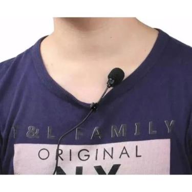 Imagem de Microfone Lapela Conexão P2 3,5mm Para Notebook PC ou gravador - MKB