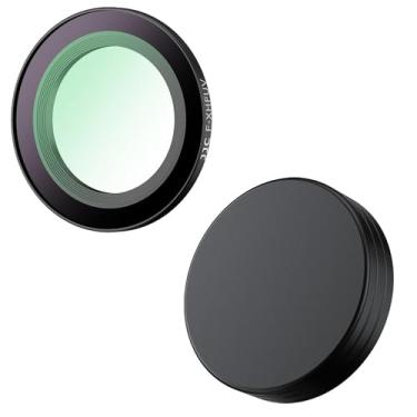 Imagem de JJC Protetor de lente com filtro UV magnético para câmera digital Fuji Fujifilm X Half XHalm, 22 revestimentos multicamadas, antiarranhões/resistente à água, com tampa de lente de metal e pano de