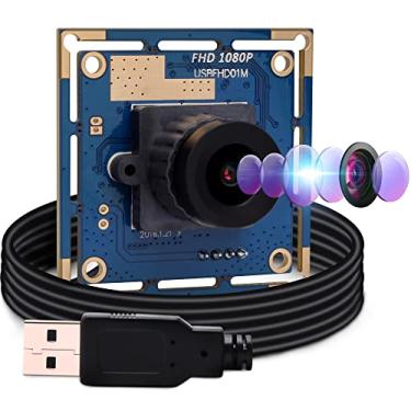 Imagem de Módulo de câmera USB 1080p grande angular de alta velocidade com lente de 3,6 mm para computador, mini UVC, USB2.0, Lightburn, OV2710, câmera de segurança, USB, quadro alto, placa de câmera web de 100