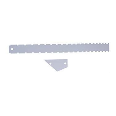 Imagem de Conjunto de Ferramentas de Medição de Guitarra de Alumínio Medidor de Guitarra Régua de Borda Reta Medidor de Nivelamento de Traste Portátil para Baixo Acústico Elétrico Bandolim