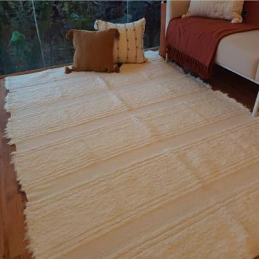 Imagem de Tapete Peludo Algodão Sala Quarto Lines Max Cru 2,00 X 2,50