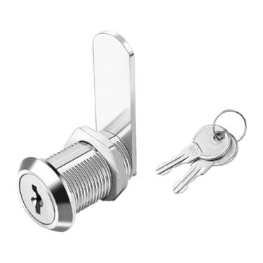 Imagem de Baoblaze Fechadura de armário com 2 chaves, caixa de ferramentas, gavetas, ferragens, fechadura de cilindro com trava de segurança para máquinas de venda, Style B