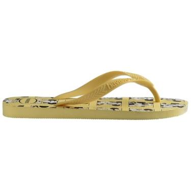 Imagem de Chinelo Top Disney, Havaianas, Adulto Unissex, Amarelo Limão, 43/44
