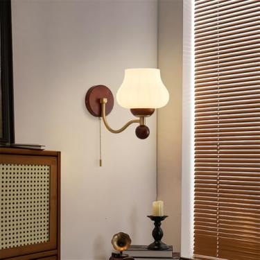 Imagem de Lâmpada De Parede Contemporânea LED Americana Retro Sala De Estar Quarto Estudo Villa Hotel Corredor Corredor Luz (Estilo 13)