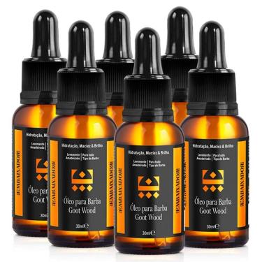 Imagem de Kit 6 Óleo Hidratante Para Barba Goot Wood Embaixador 30Ml