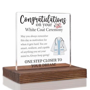 Imagem de Presentes de parabéns para cerimônia de jaleco branco, presentes de faculdade de medicina, incentivo ao estudante de doutor, graduação de enfermagem, farmacêutico, veterinário, dia de jogo de