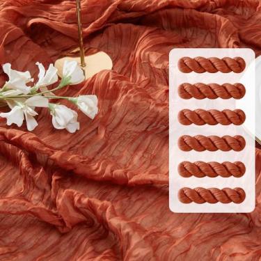 Imagem de Gize de terracota com incrustação de assento Table Runner, pacote com 