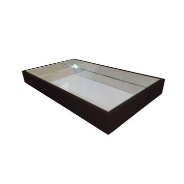 Imagem de Bandeja Espelhada Laqueada Decorativa Preto