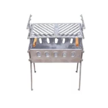 Imagem de Churrasqueira A Carvão Alumínio Batido