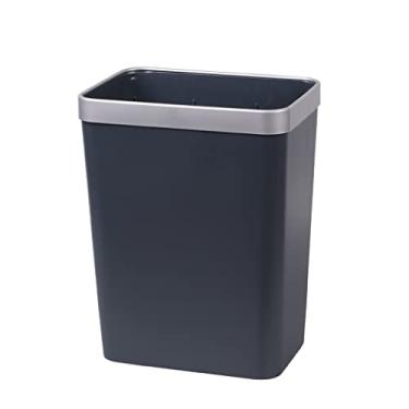 Imagem de Caixote do lixo classificação caixote do lixo com pressão plástico cozinha banheiro caixote do lixo sem tampa armazenamento de escritório cesto de lixo lixo/C/12L