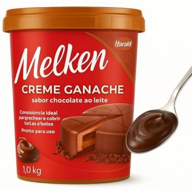 Imagem de CREME RECHEIO GANACHE HARALD MELKEN 1kg AO LEITE
