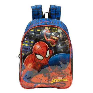 Imagem de Mochila de Costas Escolar Infantil Homem Aranha Spider Man-Unissex