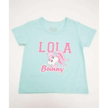 Imagem de Blusa Infantil Manga Curta Lolla Looney Tunes Tam 4 a -05541, Azul, 10
