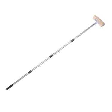 Imagem de GLOGLOW O Fio de Aço Inoxidável Esfrega a Escova, Ferramenta de Limpeza Exterior para O Pátio Concreto Garagem Pisos Plataforma Musgo Sujeira Remoção Suprimentos de Limpeza (20 cm/7,9 pol.)