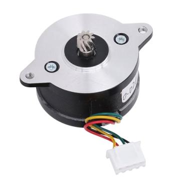Imagem de Zerodis Motor de Passo Redondo, 2 Fases, ângulo de Passo 1.8, Dc 2.4v 1a 36mm, Com Engrenagem Helicoidal 9t, para Extrusora de Impressora 3d Lab P1s
