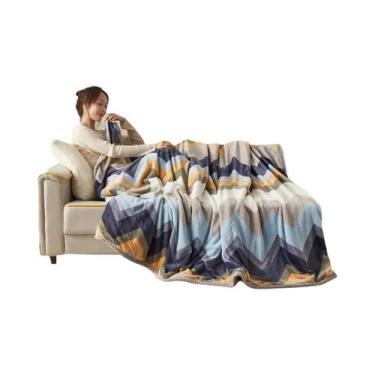 Imagem de Cobertor De Flanela Extra Macia Cobertor De Ar Condicionado De Sesta E