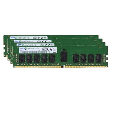 Imagem de Original de fábrica 64 GB (4 x 16 GB) compatível com Dell Poweredge, Precision DDR4 2400MHZ PC4-19200 ECC Chip registrado RDIMM 1Rx4 CL17 1.2v Atualização de memória RAM de servidor Adamanta